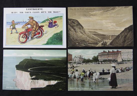 Eastbourne postcards - late Victorian, Edward VII, George V and later,